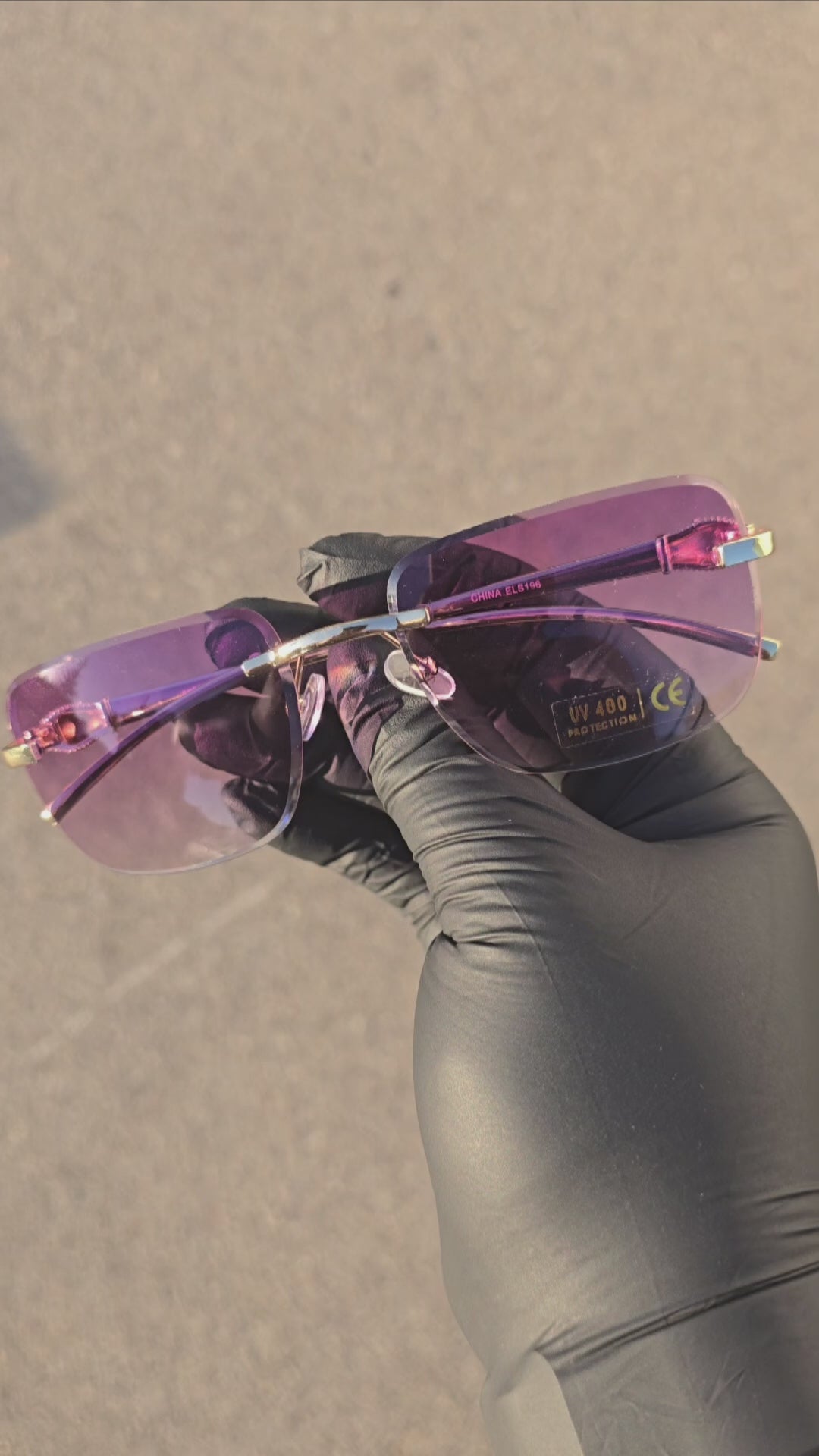 Empower Glow  Rectangle Sunglasses