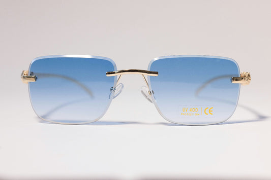 Eclipse Elegance Rectangle Sunglasses